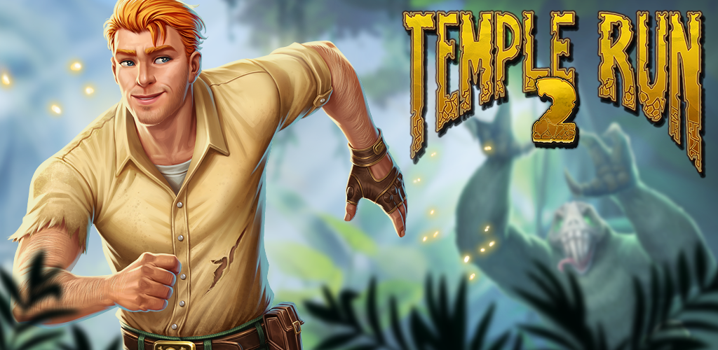 Temple Run 2 character running on temple bridge