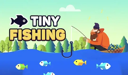 Tiny Fishing pixel art style fishing gameplay